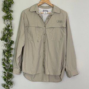 TOP BUTTON UP SIZE M CREAM